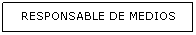 Cuadro de texto: RESPONSABLE DE MEDIOS
&nbsp;
