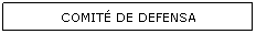 Cuadro de texto: COMIT� DE DEFENSA 
&nbsp;
&nbsp;
